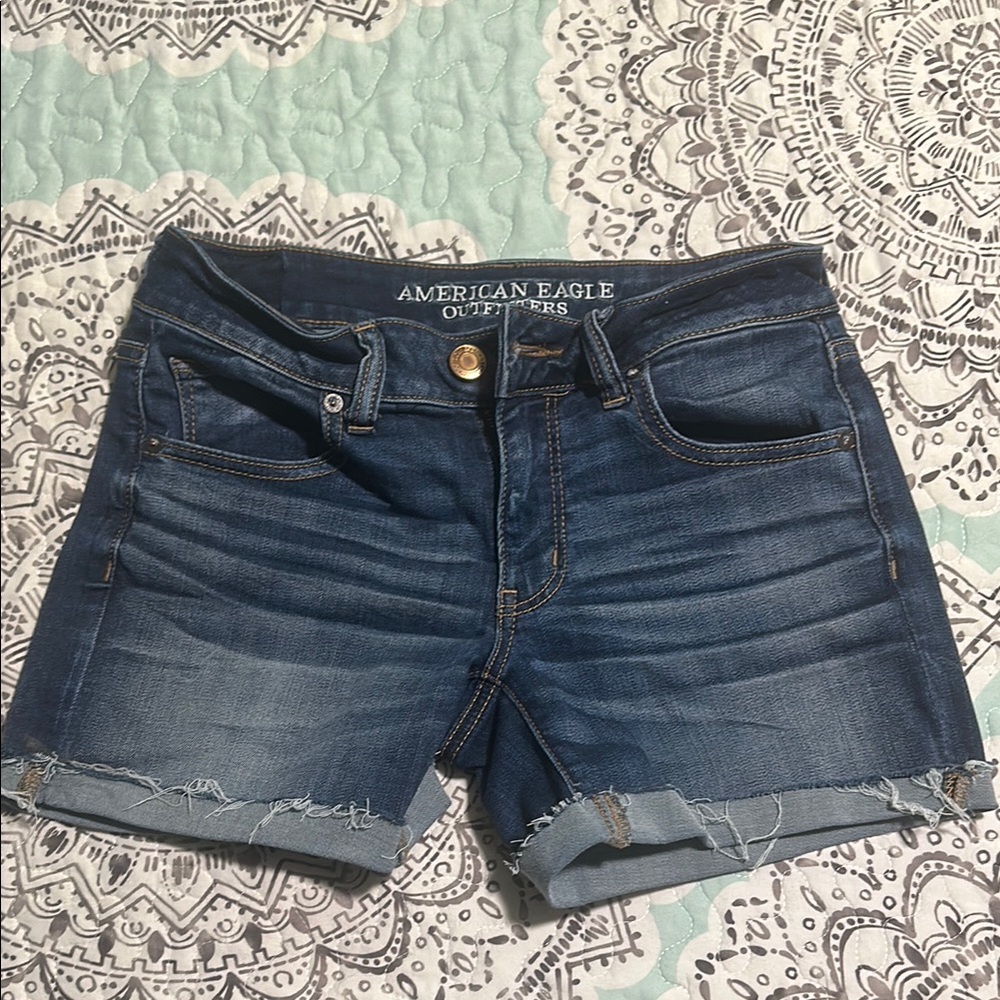 American Eagle Outfitters Blue Jean Shorts Classic Design